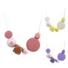 JMXD-Candy Wood Bead Pendant Necklace Women's Pearl Necklace Fashion Fashion Jewelry, Accessories