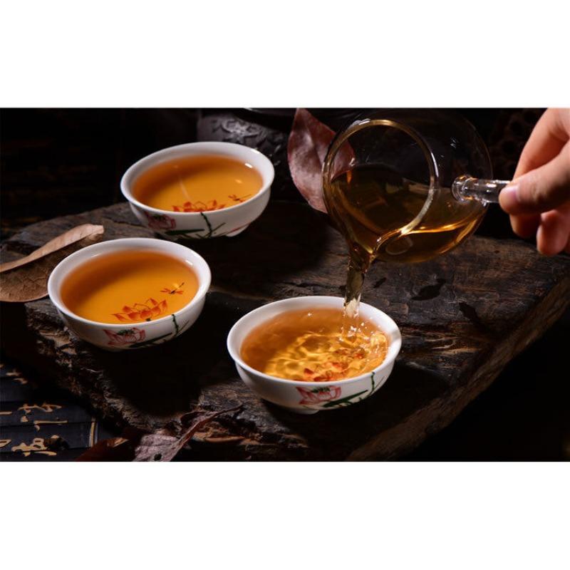 Song Pin Hao Pu'er Tea Raw Tea Natural Old Tea Brown Mount Puer Tea 357g/12.59oz