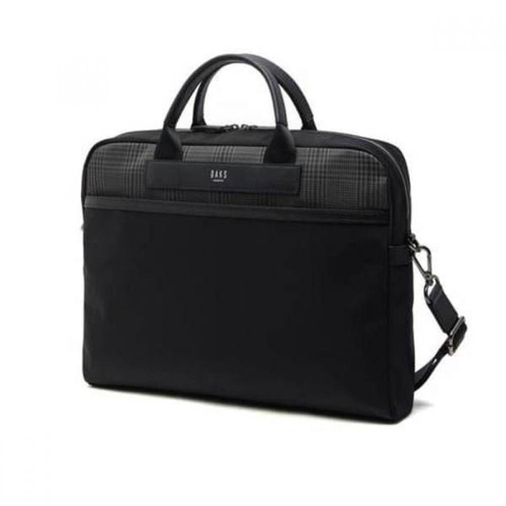 

Daks Black Leather Check Document Bag Dbba4f331bk Single option