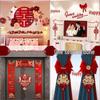Wedding Decoration Set for Groom's Room & Bride's Bedroom
