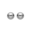 Luxenter Earrings with Silver Finish - 6mm - Gnis