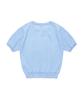 CAVISH W Seller Logo Intarsia Knit Blue(Cv2Emfk601A)