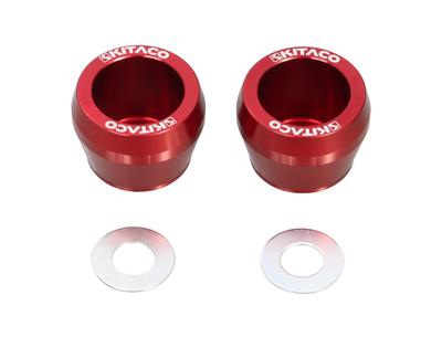 KITACO Axle Protector Set for Axle Shaft Diameter Grom Monkey 125 Dax 125 2 Pieces In a (Red) 12, (JC61/JC75/JC92), (JB02/JB03/JB05), (JB04/JB06),