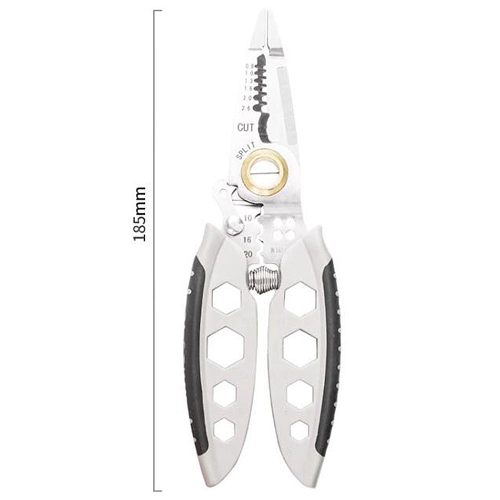 

7-inch Multipurpose Wire Stripper Professional Tool Electrician Crimpe Pliers For Wire Stripping Cable Cutters Hand Tools