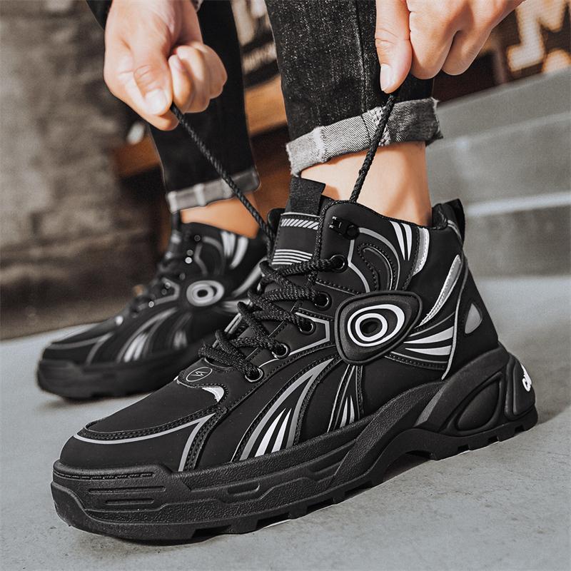 Fashion CYYTL Mens Boots Ankle Cowboy Combat Winter Leather Tactical Motorcycle Chelsea Casual Shoes Work Outdoor Hiking Designer Luxury