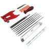 Chainsaw File Kit 1 8in 5 32in 11 64in 3 16in 13 64in 7 32in Wooden Handle Universal Chain Saw Sharpening Files for On