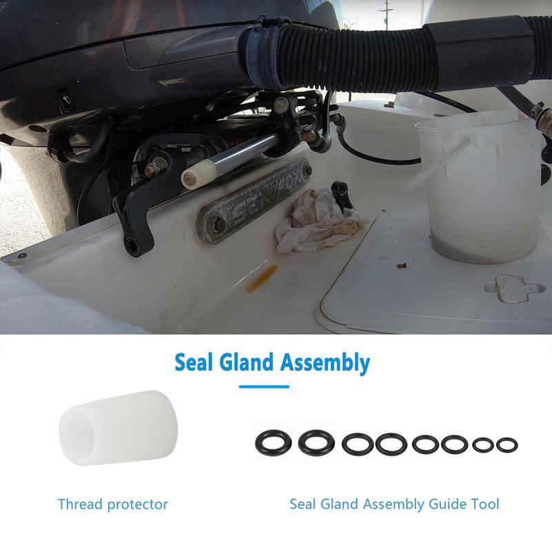 Kit Etanșare Cilindru Direcție Hidraulic Montare Frontală Cu Cheie Pini Pentru TM HS5157 Accesorii Barcă Piese Auto Marine Cu Cheie