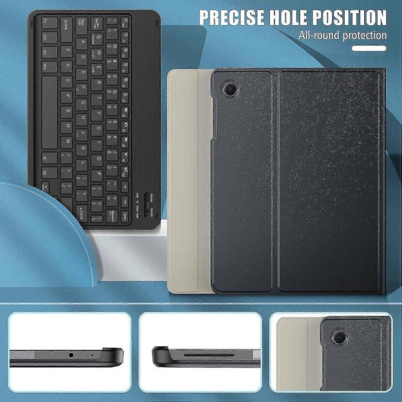 For Lenovo Tab M10 (gen 3) Tb-328fu/tb-328xu Case With Bluetooth Keyboard Shockproof Stand Leather C