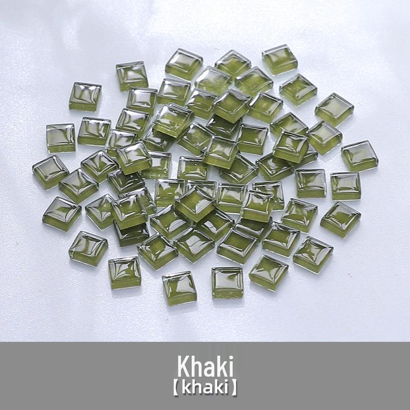 1cm Crystal Glass Colored Stones Mosaic DIY Kit for Kids