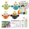 Animal Bird Crochet Set Knitting Supplies with Step-by-Step Video Tutorial Instruction for Beginner Kid Adult
