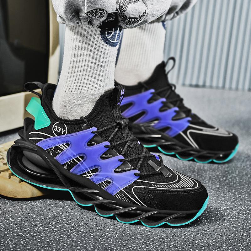2025 new popcorn blade sole reflective gypsy tide shoes popular casual men's shoes Douyin men