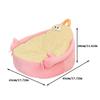 Dog Couch Bed Plush Dog Cat Pet Couch Cute Cartoon Pet Cuddler Calming Sleeping Sofa Nest Furniture For Living Room Outdoor
