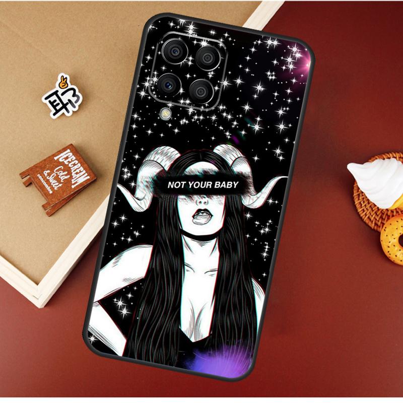 Aesthetic Devil Woman Bad Girl For Samsung Galaxy M31 M51 M21 M11 M20 M13 M33 M53 M52 M32 M12 M14 M34 M54 M55 M15 Case