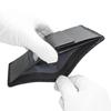 Inden Leather Billfold Black with Black Dragonfly [Inden-ya] Bi-fold Wallet, Z, Thin, Compact, Deerskin, Lacquer, Pattern, 2013-01-008