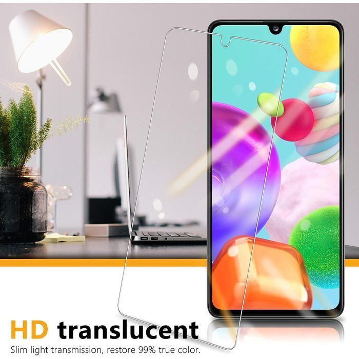 Verre Trempé - LittleMonkey - Samsung Galaxy A41 - 9H Dureté - Sans Bulles - Ultra Résistant
