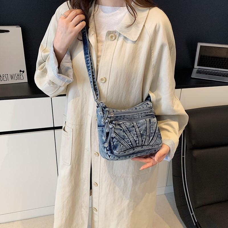 Vintage Shoulder Bag Denim Crossbody Bag