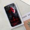 Gotisches Schloss und Roter Mond Gehärtetes Glas Handyhülle für IPhone12/13/14PRO/15PLUS/16Pro Max Silikon-Schutzhülle für IPhone 17