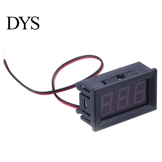 DC5-120V LED Digital Display Voltmeter Car Motorcycle Voltage Gauge Panel Meter