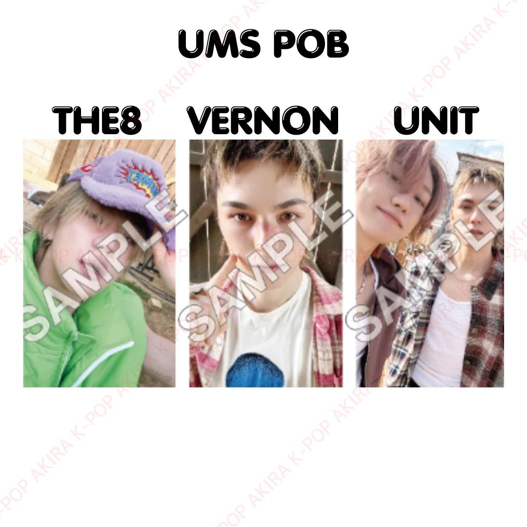 ПРЕДЗАКАЗ V8 1-й мини-альбом V8 JAPAN POB ФОТОКАРТОЧКА SEVENTEEN THE8 VERNON VERNON / UMS POB #2