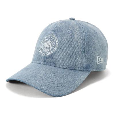 New Era 9TWENTY Washed Denim Outdoor Sizes OD 920 CIRCLE WASDEN Cap, M/L, LOGO,