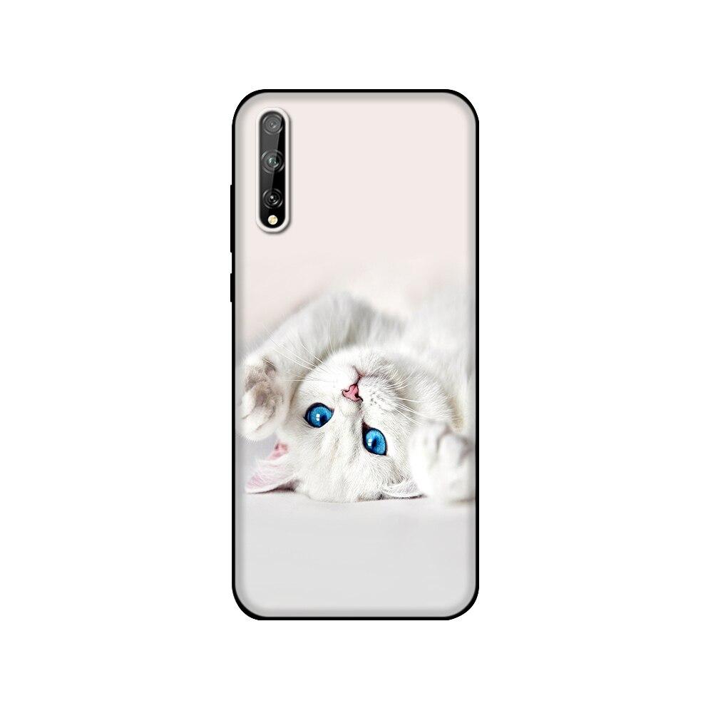 Für Huawei Y8P Hülle 6.3" Weiches Silikon Tpu Handyhülle Auf Huawei y8p 2020 Y 8P AQM-LX1 Rückseite huaweiy8p Bumper Funda schwarze tpu Hülle