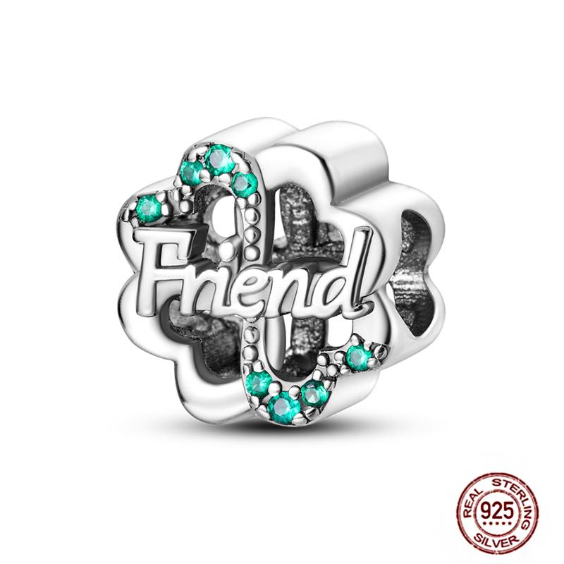 92 Styles Original Copper Green Series Cactus Avocado Clover Charms Bracelet Pendant Diy Clip Beads Women'S Jewelry