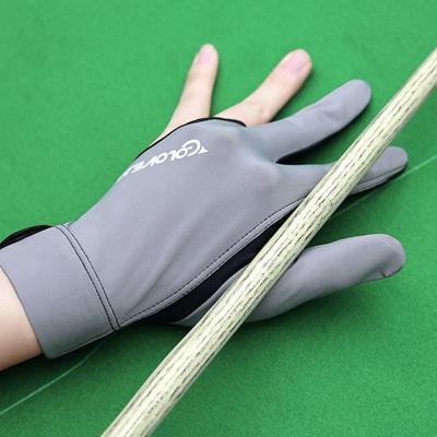 Billiard Pool Gloves Adjustable Sticker Polyester Snooker Pool Gloves Portable Lightweight Reusable Amateur Training Sport Glove