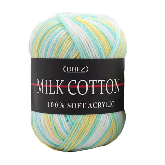 Gomitolo di Filato Multicolor 7,7 Iarde Filato in Fibra Acrilica Filato Colorato per Uso Artigianale per Lavorare a Maglia Uncinetto Maglioni Sciarpe Cappelli Bambole Artigianato Fai da Te