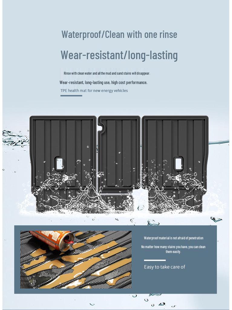 Volkswagen Trunk Mats: TPE All-Environment Mats & Backrest Mats