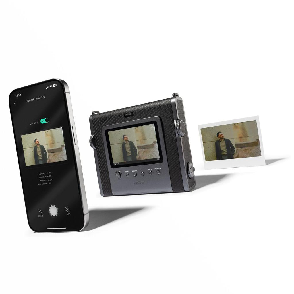 INSTAX WIDE EVO instant film camera and printer with rear LCD 10 lenses and 10 film lens uses INSTAX wide film sold 2-in-1 screen, filters, wide-angle