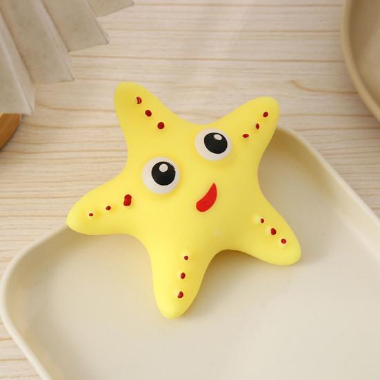 Stress Relief Cartoon Starfish Toy Decompression Star Shape Stress Ball Anti-anxiety Flour Filling