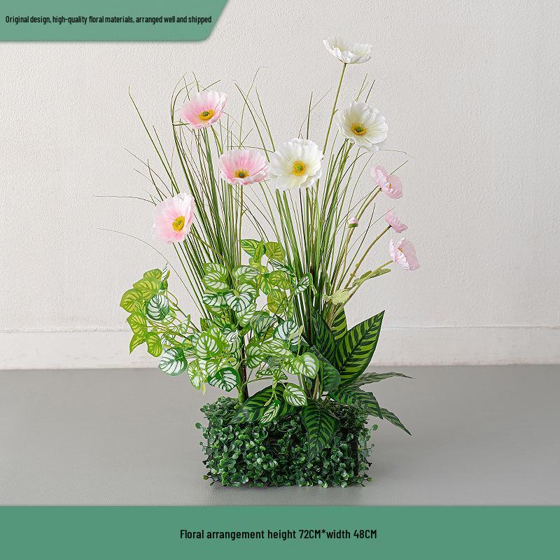 Greenery and Floral Art Installation for Open Spaces and Window Displays