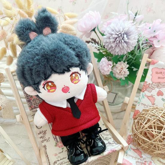 1 sett lette dukkeklær Miljøvennlig flott vevd ren vest