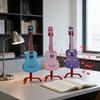 Mini Müzik Aleti Modeli Minyatür Gitar Ukulele Guzheng Oyuncak Standlı Bebek Evi Aksesuarları İçin