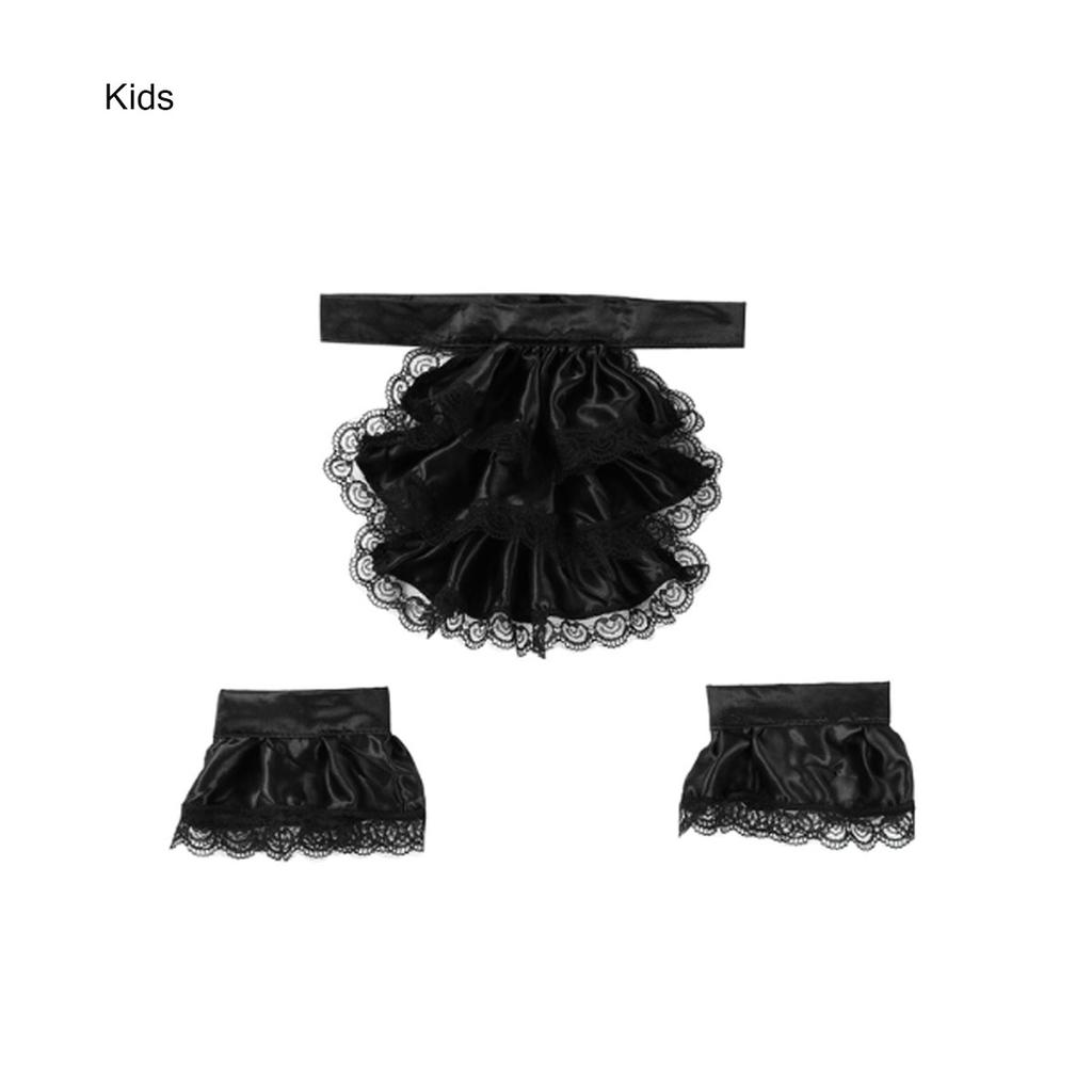 Kobiety mężczyźni odpinany marszczony koronkowy żabot Vintage wiktoriański z imitacją kołnierzyka egzotyczny Cosplay fałszywy kołnierz Choker Clubwear Steampunk kołnierz