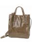 Tragetasche Echte Greige [Dakota] 2-Wege-Tasche, Leder, Klein, DA-1034631-13