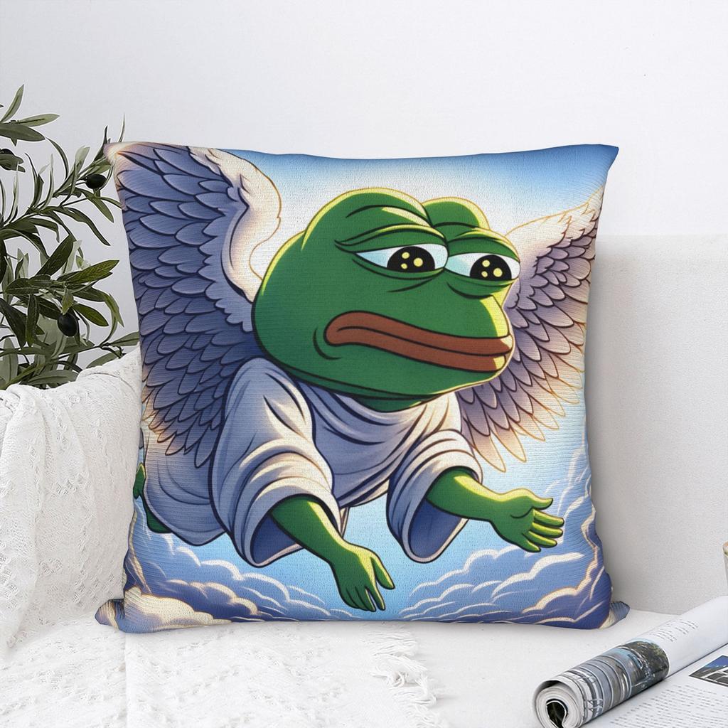 Pepe the Frog Pillow Case Soft Pillow Cover Funny Pillowcases For Sofa Home Decor