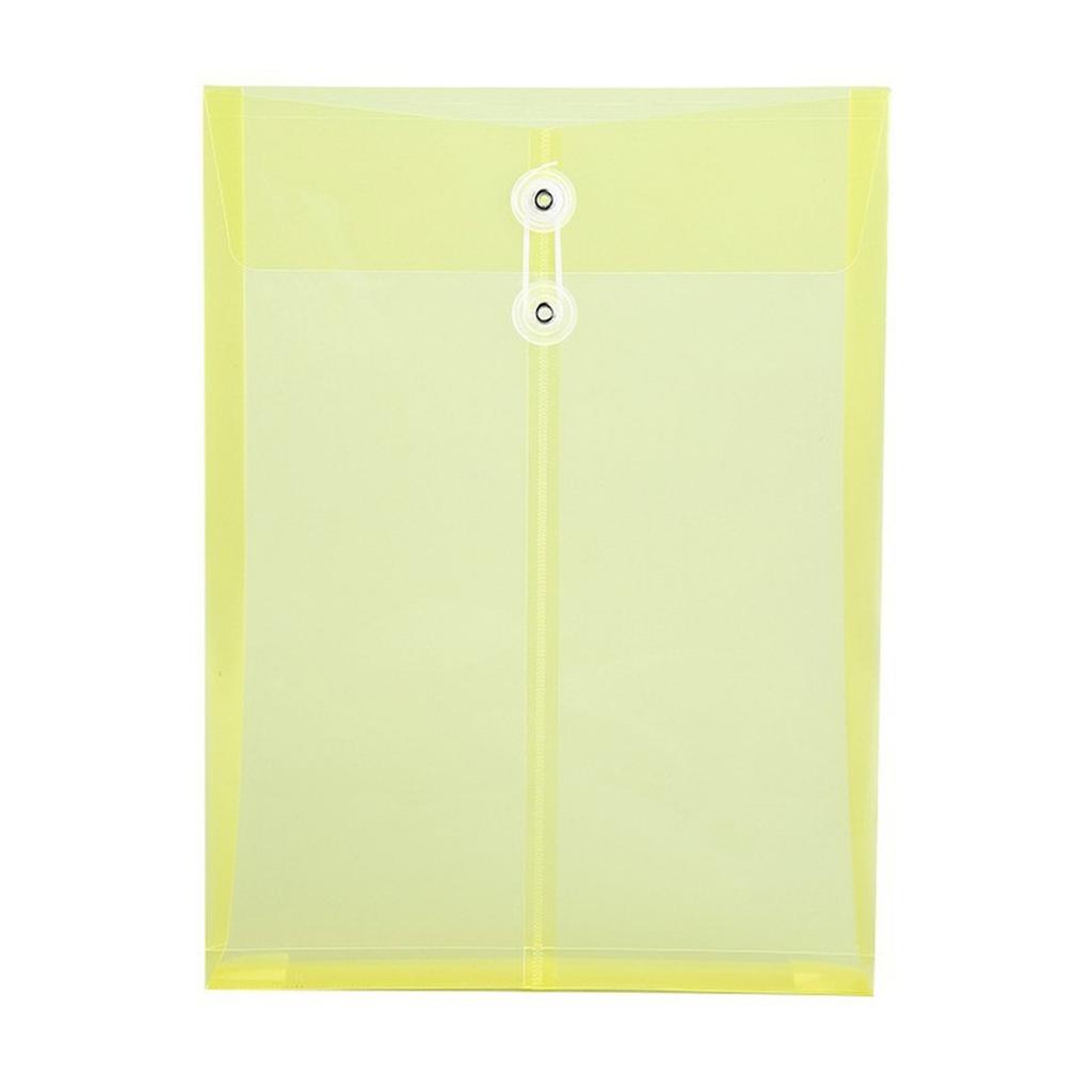 10Pcs Legal Size Envelopes with String Closure Expandable File Pouches Top Load File Folder Document Organizers Bag