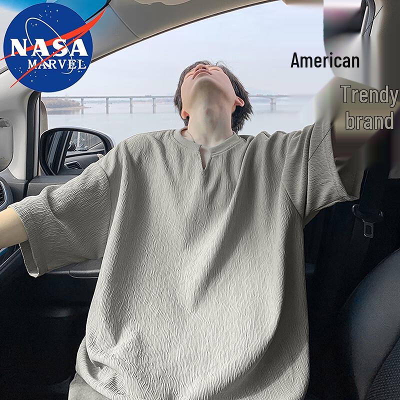 

NASA MARVEL Men s V-Neck T-Shirt