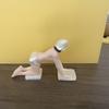 Cool E-sports Room Decor 3D Printed Masked Hottie Ornament, Mysterious Character Figurine, Stable Creative Office Desk Gadgets Base Desktop