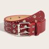 Punk Trend Ladies Double Row Casual Belt Denim Belt Fashion Decorative Belt