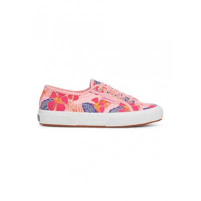 Superga S31351waen Superga 2750 Hibiscus Flower Pink