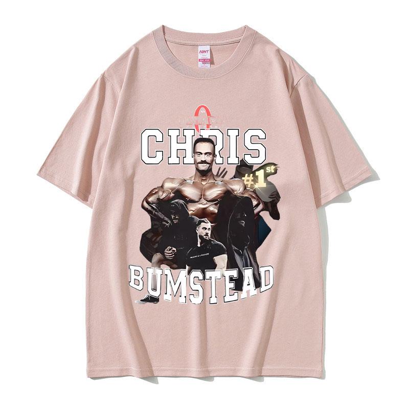 Olympia Chris Bumstead Pump Cover Funny Meme Graphic Tshirt Unisex Fitness Gym Oversized T Shirts Unisexs Women Casual Cotton Tshirt