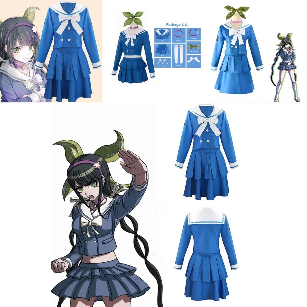 Anime Danganronpa V3 Killing Harmony Women's Cosplay Costume Set With High-quality Uniform Cloth
