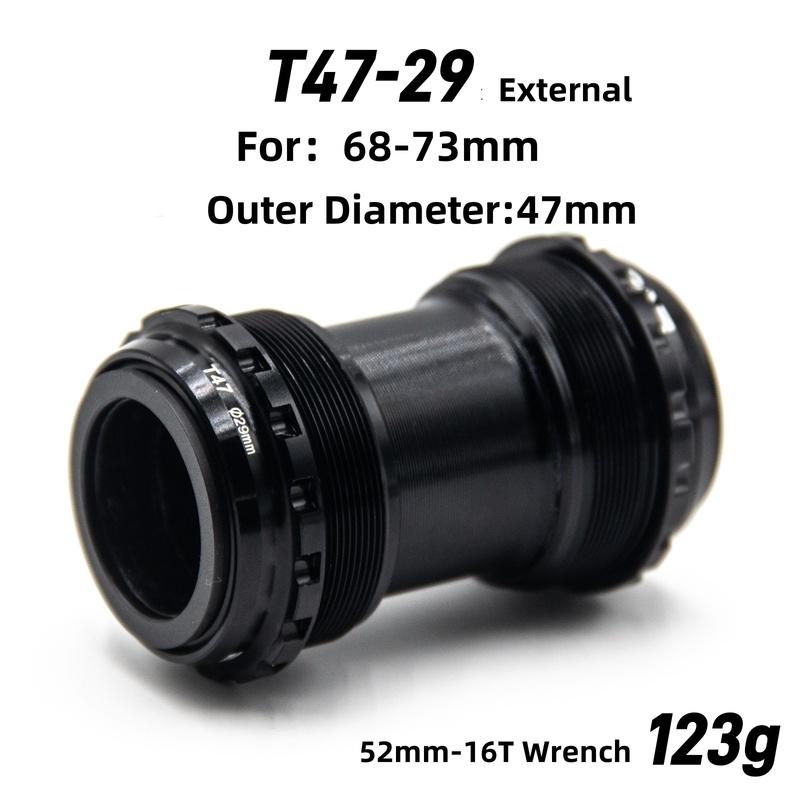 EVOSID MTB Bike T47 Bottom Bracket 24MM MTB/Road Bike Crank DUB 29MM Bearing Thread BB 86-92mm BSA 68-73mm Bicycle Accessories