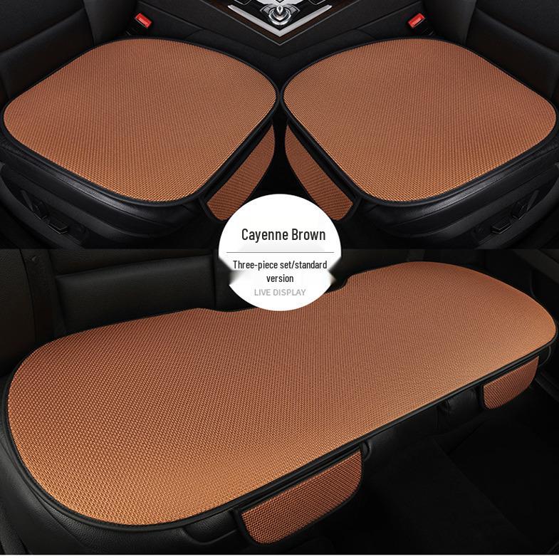3-Piece Imitation Linen Ice Silk Seat Cushion Set for Besturn B50/B30/B90/Yueyi 03-07