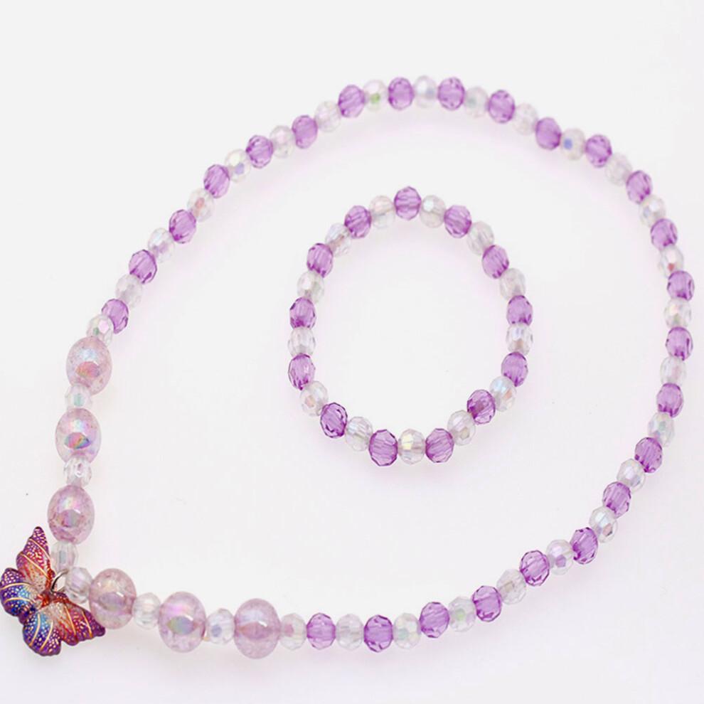 Colorful Pendant Bracelet Set Girls Jewellery Toddler Little Jewelry