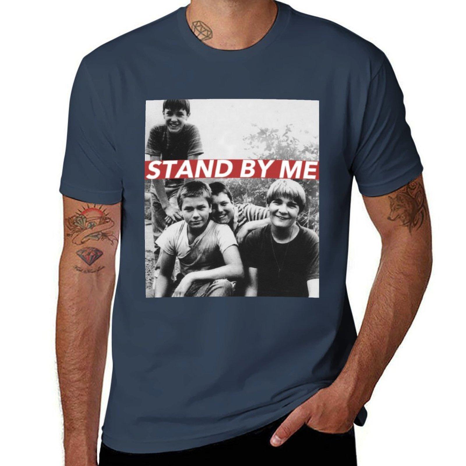 Stand By Me Tshirt Plus Size Basic Short Sleeve Top S