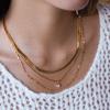Light Luxury High-end Three-layer Zircon Necklace Jewelry Stacked Collarbone Chain