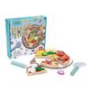 Simulation Food Children Pretend Kitchen Toys  Playsets wooden Hamburger Pizza Cake rack Set Pretend To Play Children's Kitchen Game